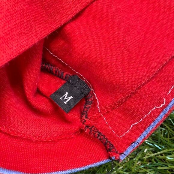 Rolland Berry Create Vintage Cut & Sew Polo Shirt - Picture 6 of 6